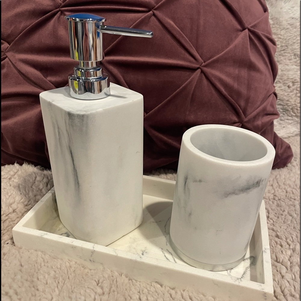 Marble Bathroom Set